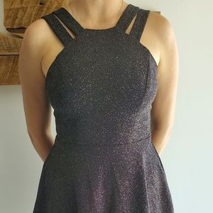 Black fit and flare Dress
